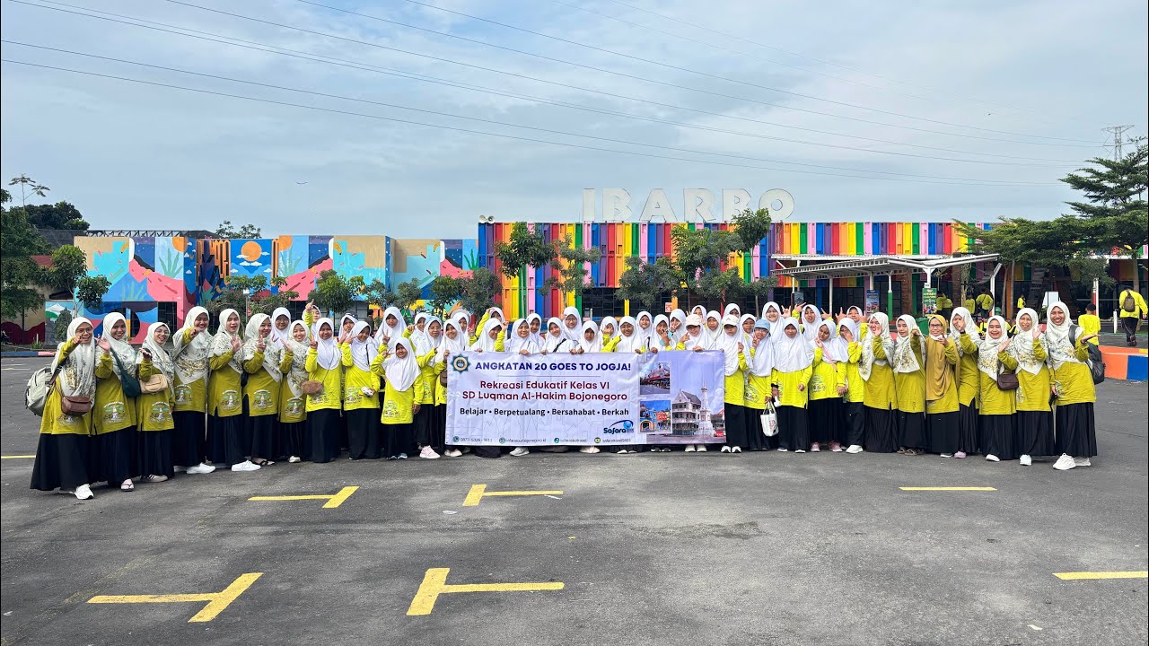 REKREASI EDUKATIF KELAS VI SD LUQMAN AL-HAKIM BOJONEGORO