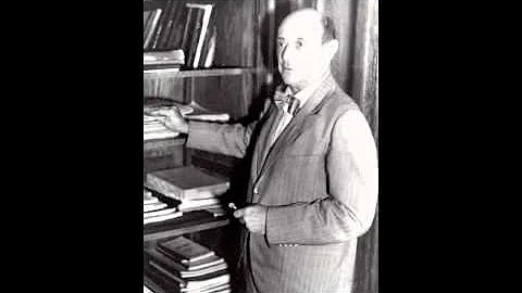 Schoenberg conducts his Lied der Waldtaube (1934)