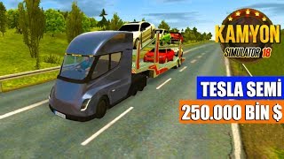 Tesla Semi İle Türkiye Yollarındayım ! Kamyon Simulator 2018 screenshot 2