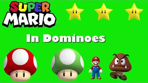 Super Mario in 2 000 Dominoes