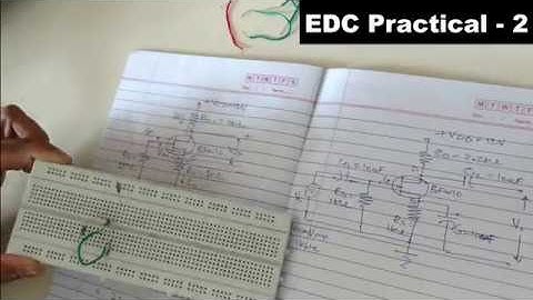 EDC Practical: 2. Build and test single stage CS amplifier using FET by Prof. Omkar S. Vaidya