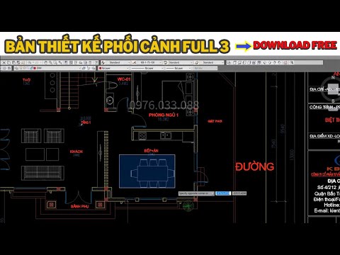 Bản thiết kế PHỐI CẢNH nhà đẹp 2 tầng 3D 2020 | Kiến Trúc Kinh Bắc
