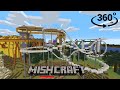 Minecraft 360° VR - Roller coaster - Американские горки 360 - (4K) 60FPS