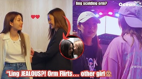 “Ling JEALOUS?! Orm Flirts… Then Flexes Ling as Her Lover! 🔥💖”#lingorm #gl 