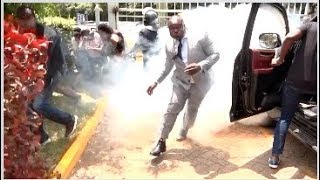 DRAMA AS SONKO STORMS EACC OFFICES FOR GRILLING!TEARGAS,SLAPS RULE THE AIR!