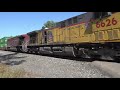 CP Train with 3 Engines and Only 7 Cars! Big Fast 60 MPH CSX Train With a DPU Alright! + More Trains