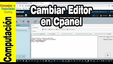 Cómo cambiar automáticamente el html en nuestro Cpanel al escribir un mail