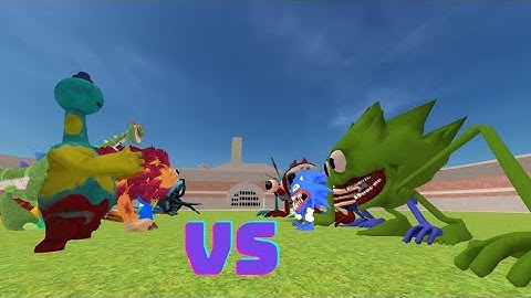 Nextbot in Playground mod new update Shin Sonic vs Poppy playtime