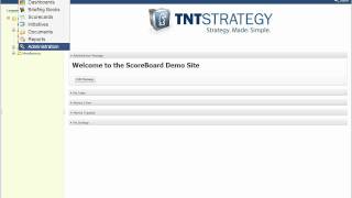 Balanced Scorecard Software General Navigation screenshot 4