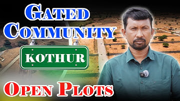 Gated Community Open Plots in Kothur | HMDA RERA Approved | 100ft Proposed Road