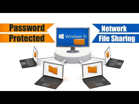 Windows 10 Password Protected Network file sharing