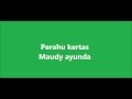 Perahu kertas - Maudy ayunda (Lyrics)