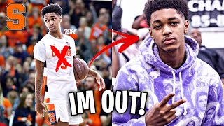 DIOR JOHNSON LEAVES SYRACUSE!