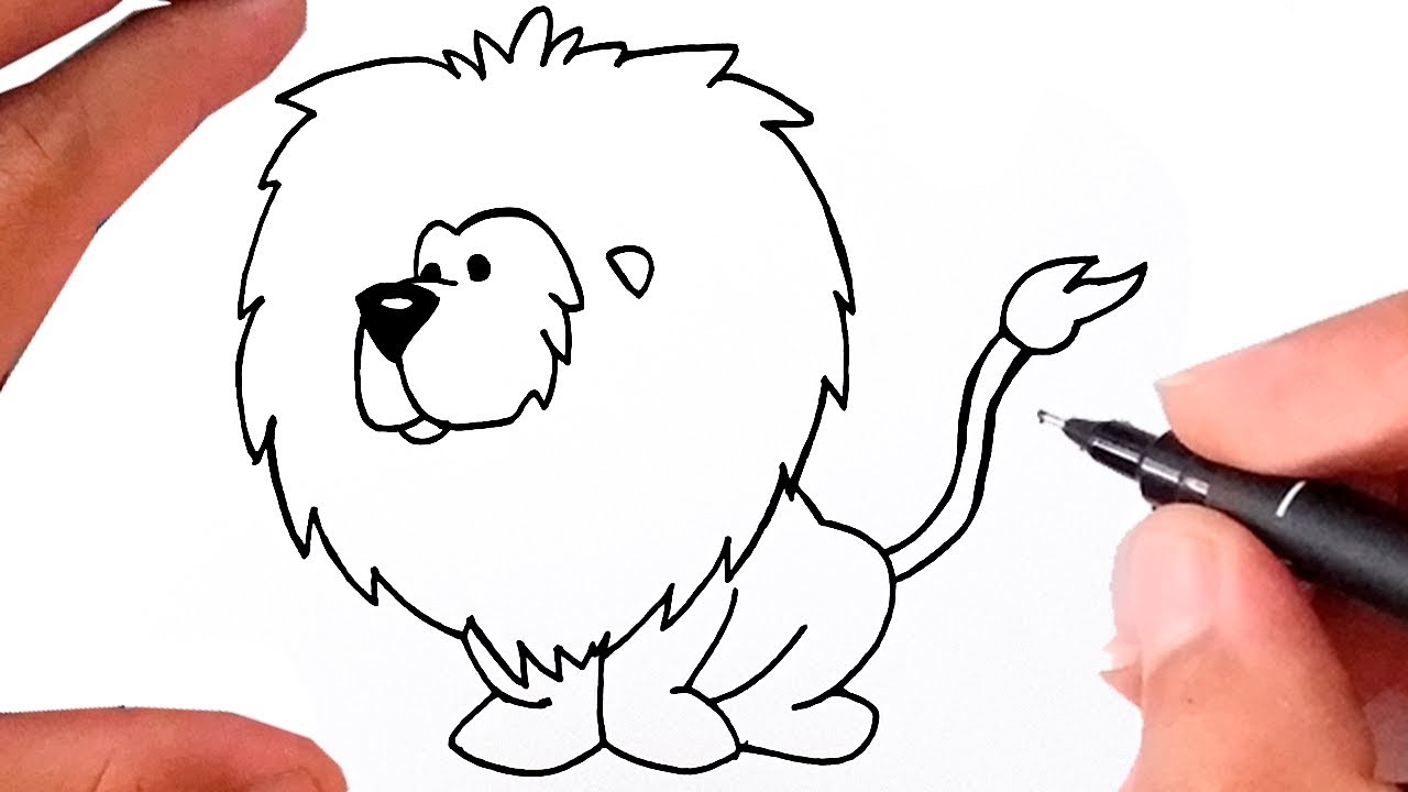 Como Desenhar Uma Cara De Leao Passo A Passo Para Criancas Como