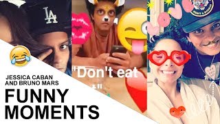 FUNNY MOMENTS | Bruno Mars and Jessica Caban funny moments