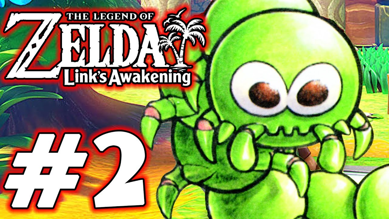 The Legend of Zelda Link's Awakening Part 2 Bow Wow! YouTube