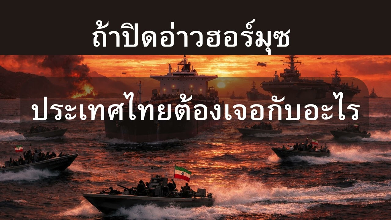 สมรภูมิอ่าวเปอร์เซียเดือด! เจาะลึกวิกฤตช่องแคบฮอร์มุซ และ 5 แรงกระแทกที่คนไทยต้องแบกรับ
