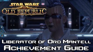 SW:TOR - Achievement Guide - Liberator of Ord Mantell