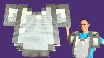 How to Build LEGO Minecraft Armor | Wearable LEGO + Flexo
