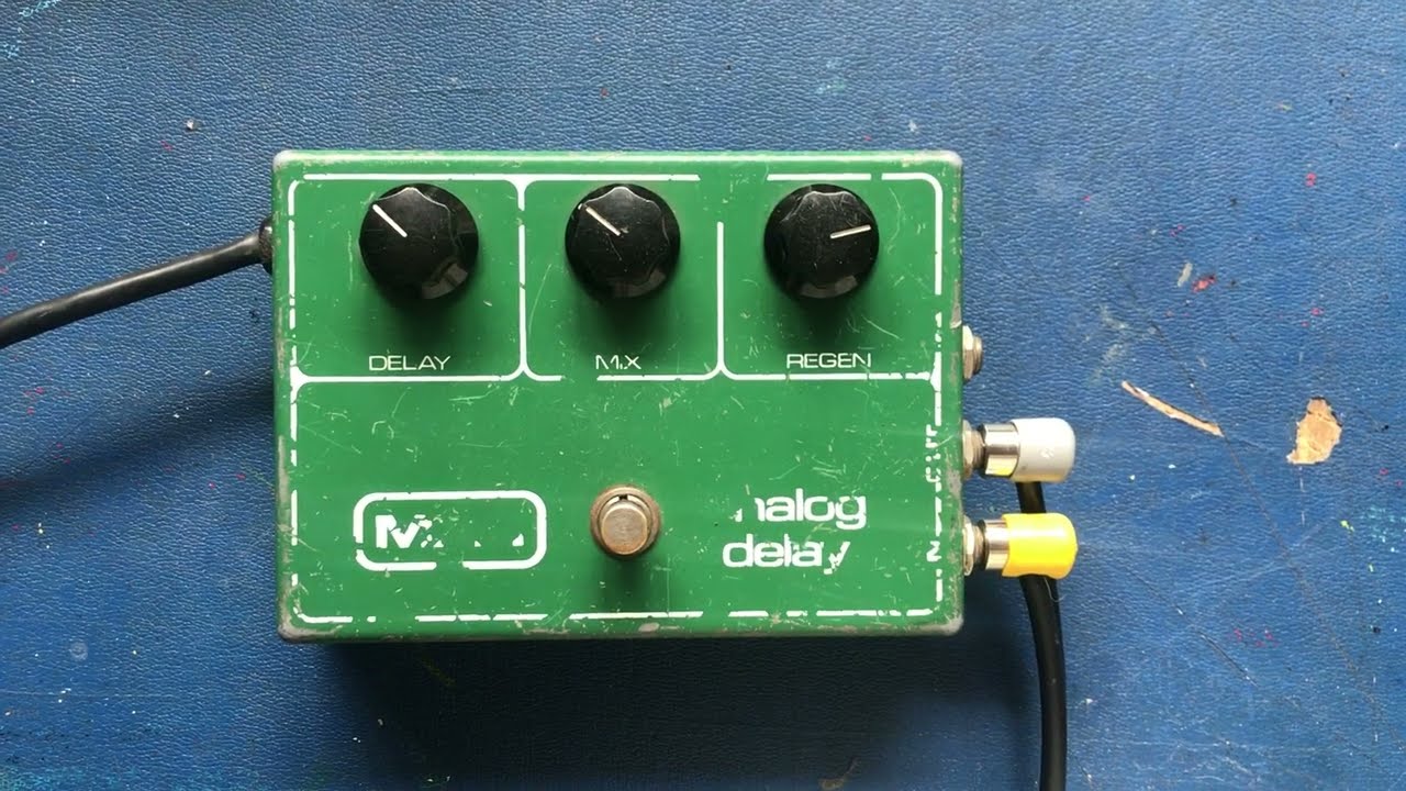MXR Analog Delay MX-118 (2nd Version) - YouTube