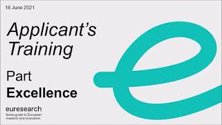 Euresearch - Proposal Writing Training for Collaborative Projects in Horizon Europe - Excellence Horizon Europe Proposal Writing Masterclass