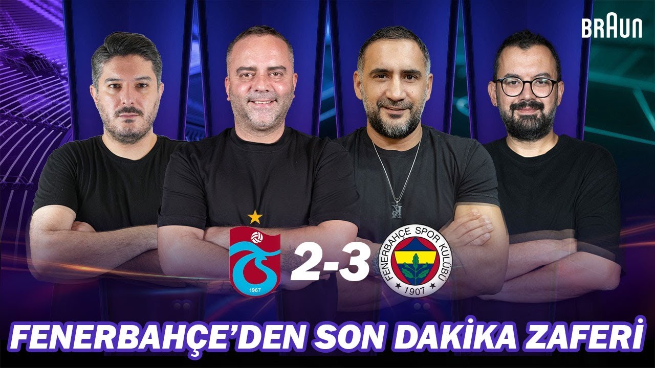 Trabzon’da Tarihi Maç | Trabzonspor-Fenerbahçe Maç Sonu |Yusuf Kenan Semih Şentürk Ümit Karan Emre Z