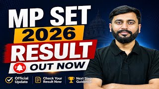 MP SET Result 2026 Out 🔥 | MP SET Cut Off 2026 | MP SET Result Kaise Dekhen | MP SET Result