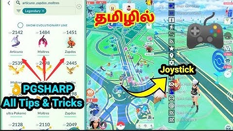 🔥HOW TO USE PGSHARP (POKEMON GO) FULL EXPLAIN IN TAMIL