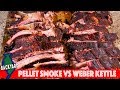 Smoked Ribs Test - Weber Kettle Vs Pellet Smoker