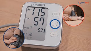 Automatic blood pressure monitor by Paramed: How to use, How to change settings, Mistakes in using