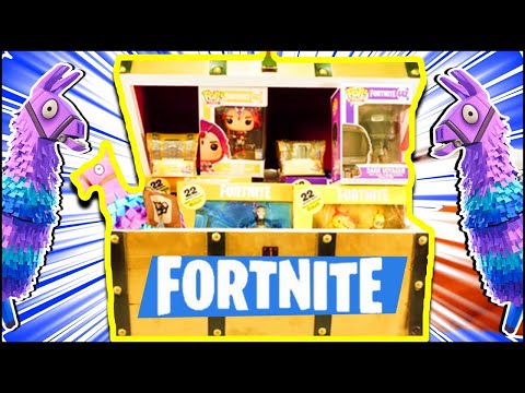 Finding a Fortnite Legendary Chest Full of NEW FORNITE Merch