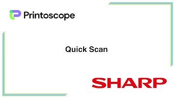 Quick Scan on Sharp Multifunction Printers [MFP] – Instruction | Agent Printoscope