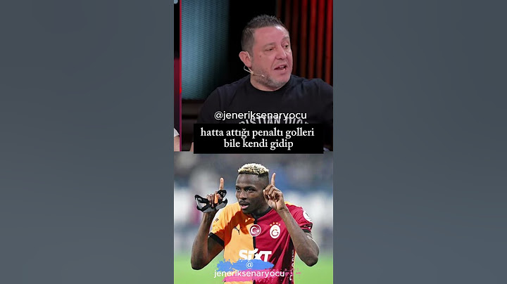 En iyi performans gösteren oyuncu Osimhendir! Nihat Kahveci  #galatasaray #osimhen  #fenerbahçe