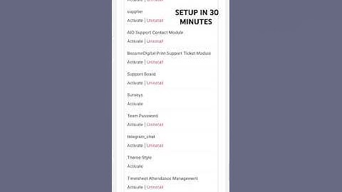 Perfex crm saas 200+ modules with setup in 30 minutes. Contact information in description #perfexcrm