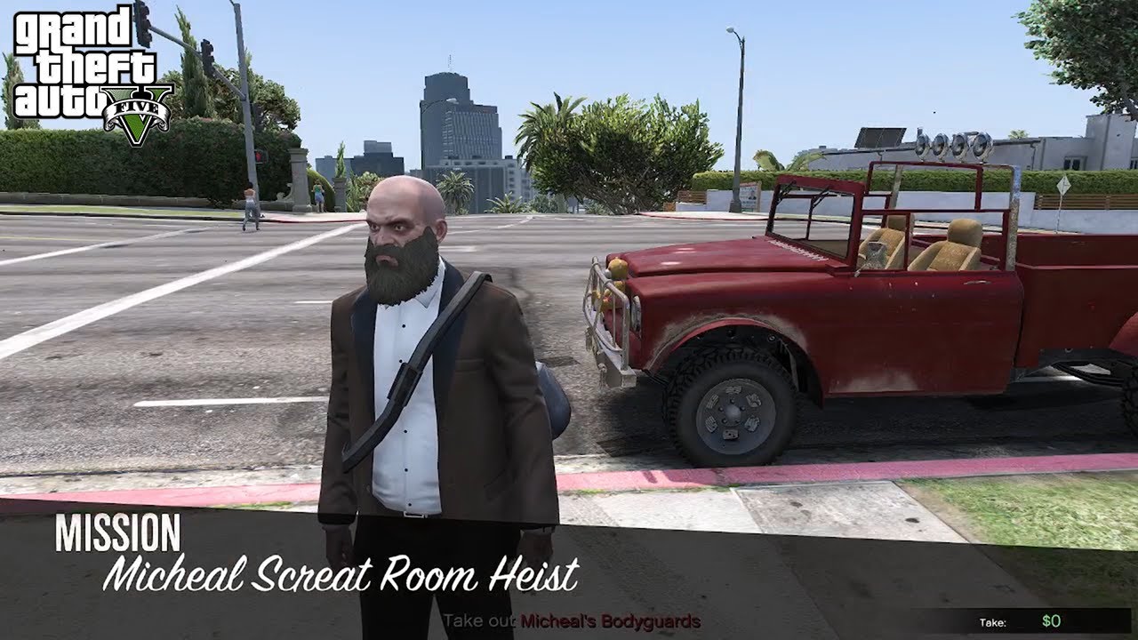 GTA V - Michael Secret Room Heist!