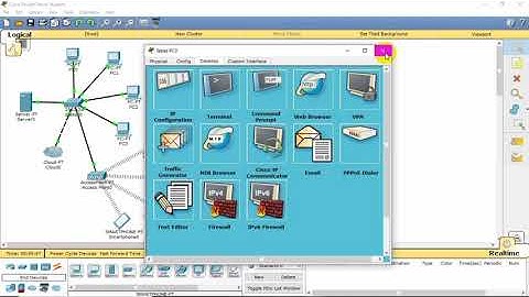 Membuat jaringan Wired & Wireless menggunakan Cisco Packet Tracker Student Series