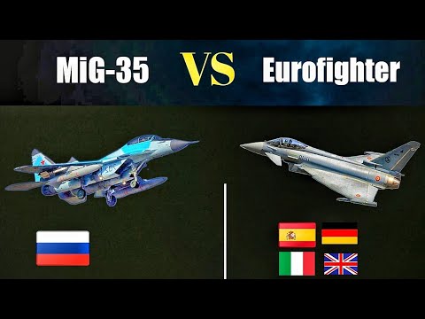 Eurofighter Typhoon VS Mikoyan MiG-35 | Military Fighter Aircraft Comparison