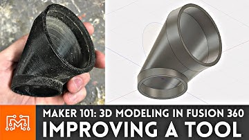 Using Fusion 360 to 3D Print a Hose Adapter // Maker 101 | I Like To Make Stuff