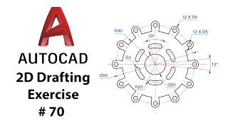 AutoCAD 2D Drafting Exercise # 70  Basic to Advance in Hindi