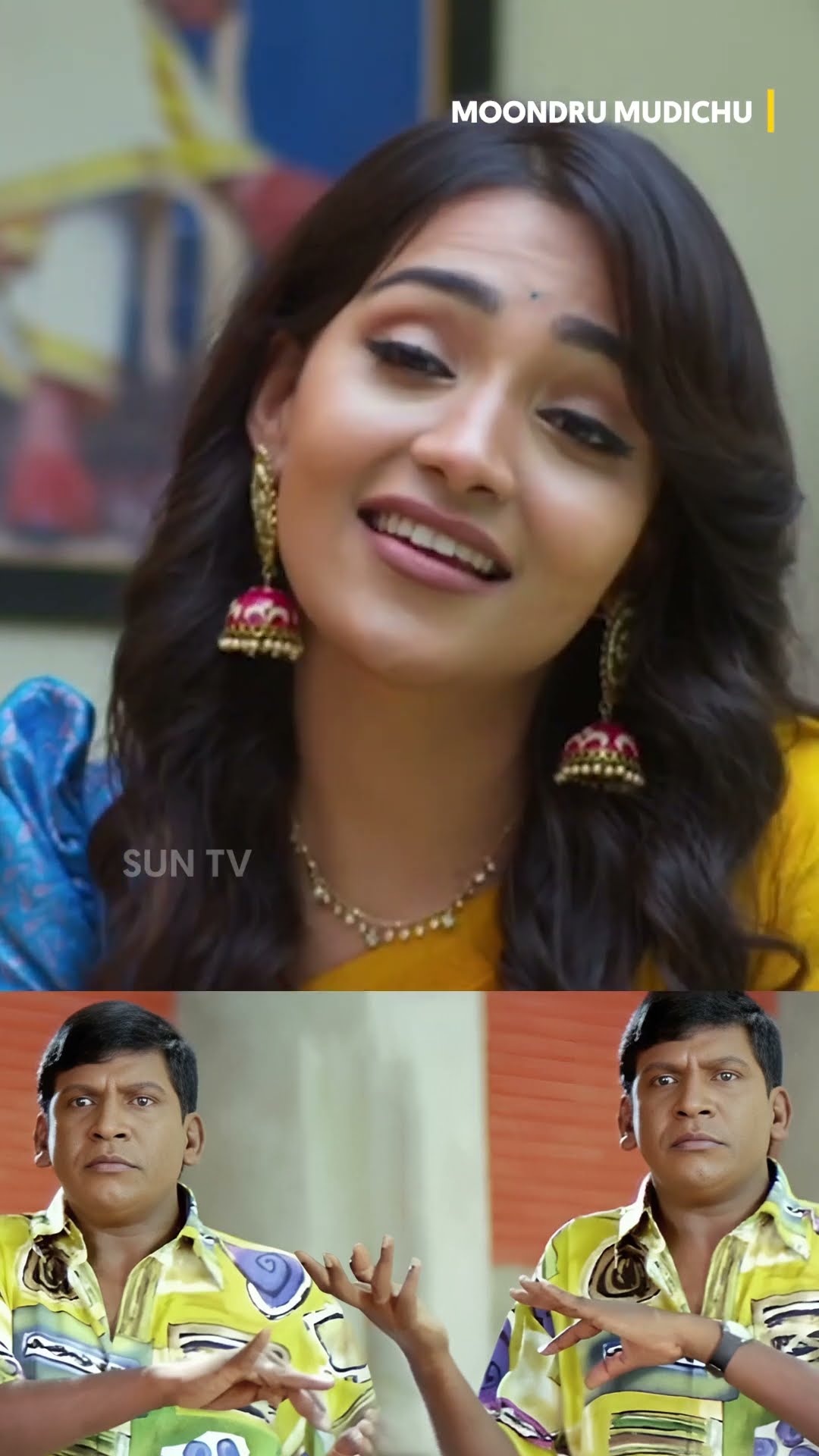 End la semma twist irukku!மூன்று முடிச்சு | திங்கள் - சனி | 8.30 PM #SunTV #MoondruMudichu #shorts