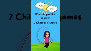 Kids Vocabulary: 7 Children's games. What is your favorite? #shorts #learnenglish #myenglishworld screenshot 5