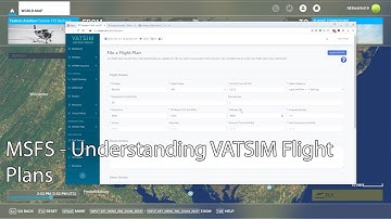 MSFS - Understanding VATSIM flight plans
