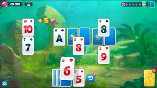 Fishdom Solitaire Level 35 - NO BOOSTERS GAMEPLAY 🐠🃏 | SKILLGAMING ✔️