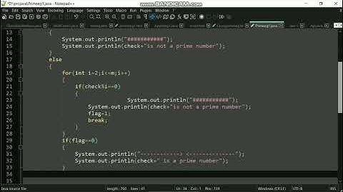 java prime number program ( TAMIL )