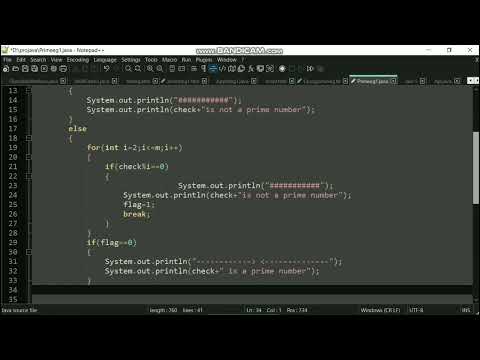 java prime number program ( TAMIL )