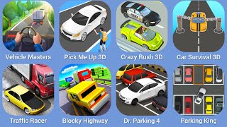 Vehicle Masters, Pick Me Up 3D, Crazy Rush 3D, Car Survival 3D,Traffic  Racer, Blocky Highway screenshot 5