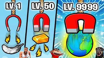 SHINCHAN AND CHOP MAKE WORLD BIGGEST MAGNET WITH FRANKLIN | NOOB VS PRO VS HACKER | DREAM SQUAD