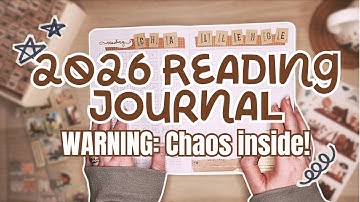 My 2026 Reading Journal Setup ✨ Cozy Light Academia
