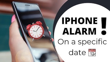 How to set an alarm for a specific date ⏰