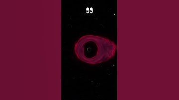 Black Hole Moves Near Diffuse Nebula in SpaceEngine